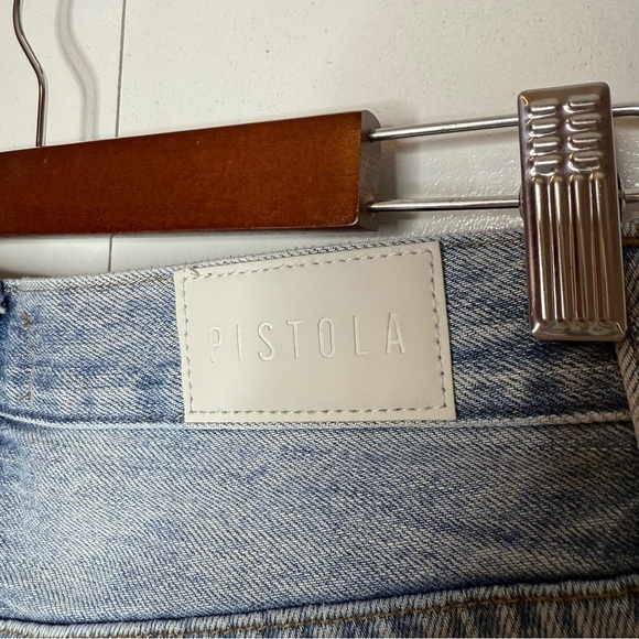 Pistola Charlie High Rise Straight Distressed Jeans size 29 - Picture 6 of 13